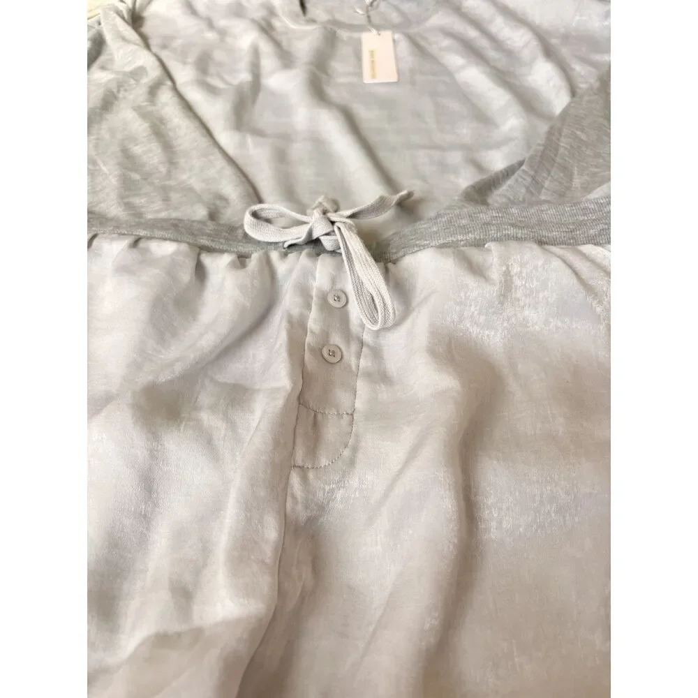 Bare Necessities Rise and Shine Pajama Set Moon Mist Size XL
